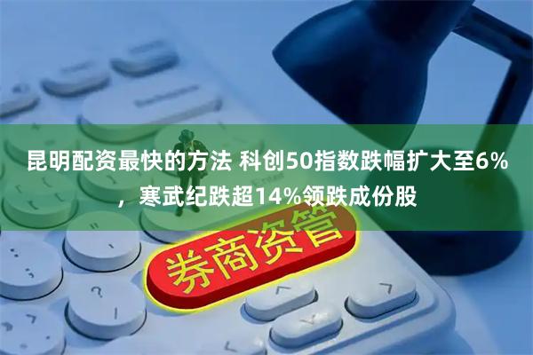 昆明配资最快的方法 科创50指数跌幅扩大至6%，寒武纪跌超14%领跌成份股